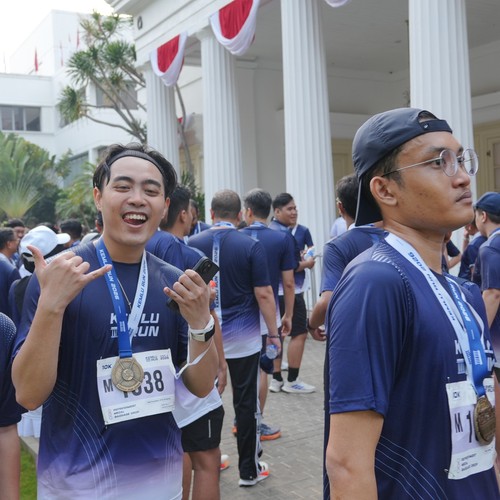 Race photo from KEMLU RUN 2026