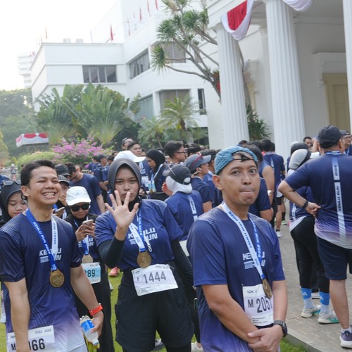 Race photo from KEMLU RUN 2026