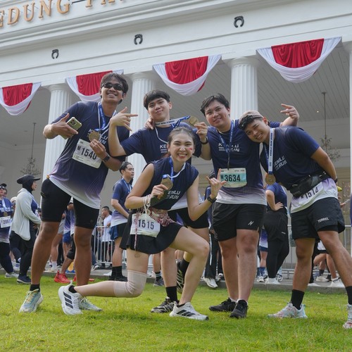 Race photo from KEMLU RUN 2026
