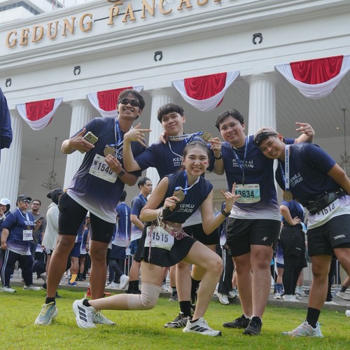 Race photo from KEMLU RUN 2026