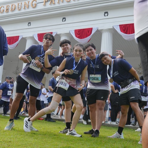 Race photo from KEMLU RUN 2026