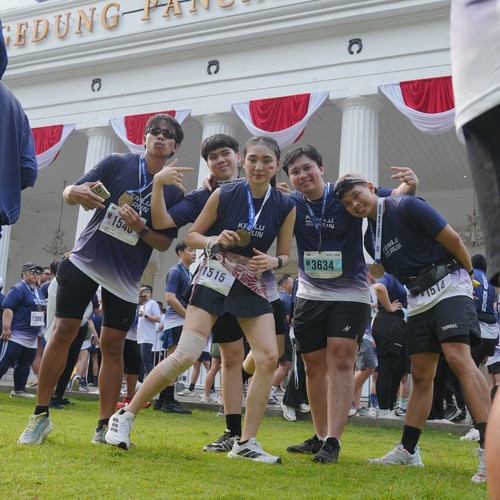 Race photo from KEMLU RUN 2026
