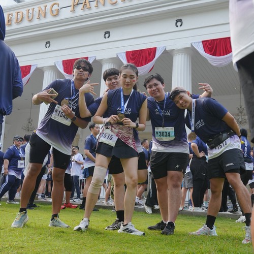 Race photo from KEMLU RUN 2026