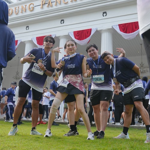 Race photo from KEMLU RUN 2026