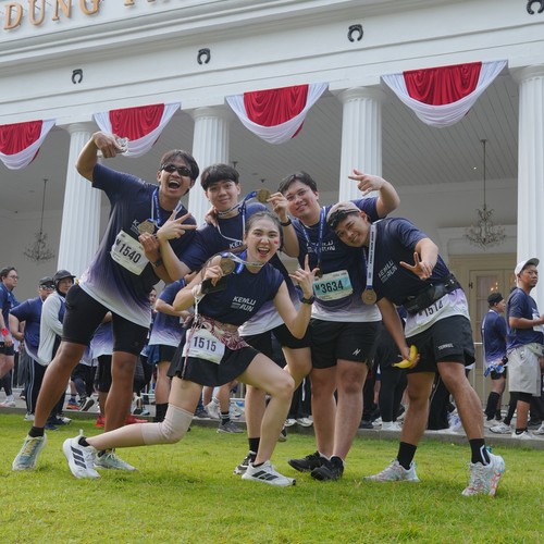 Race photo from KEMLU RUN 2026