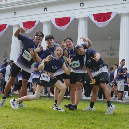 Race photo from KEMLU RUN 2026