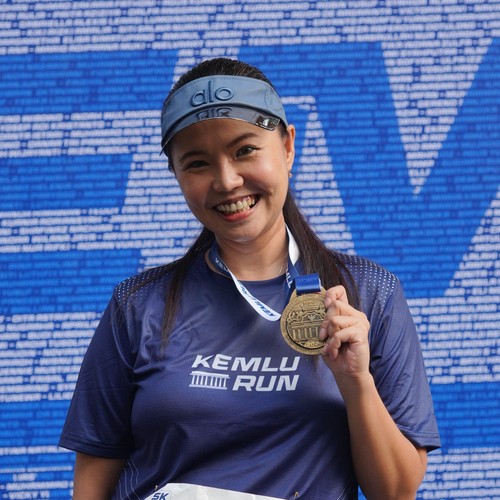 Race photo from KEMLU RUN 2026