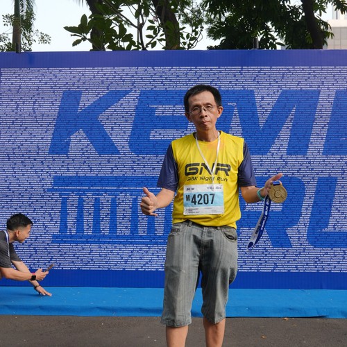 Race photo from KEMLU RUN 2026