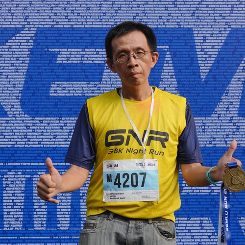 Race photo from KEMLU RUN 2026
