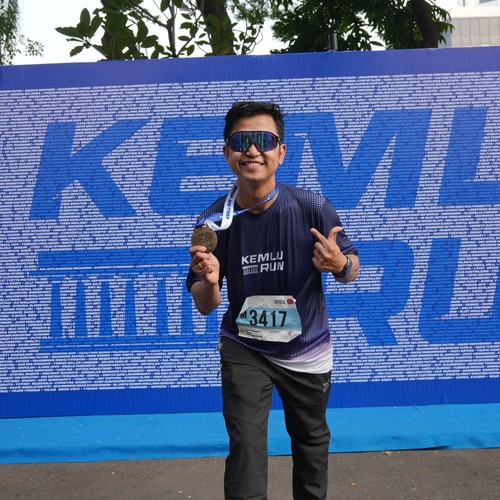 Race photo from KEMLU RUN 2026