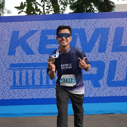 Race photo from KEMLU RUN 2026