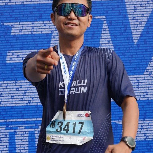 Race photo from KEMLU RUN 2026