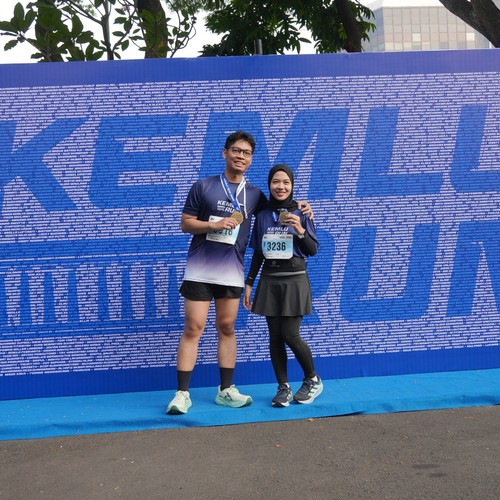 Race photo from KEMLU RUN 2026