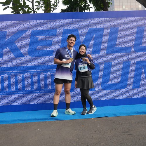 Race photo from KEMLU RUN 2026