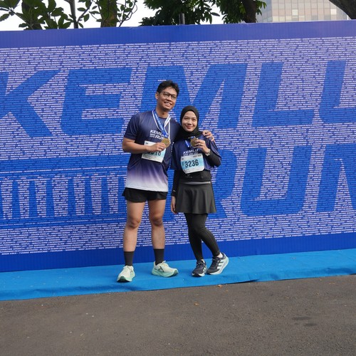 Race photo from KEMLU RUN 2026