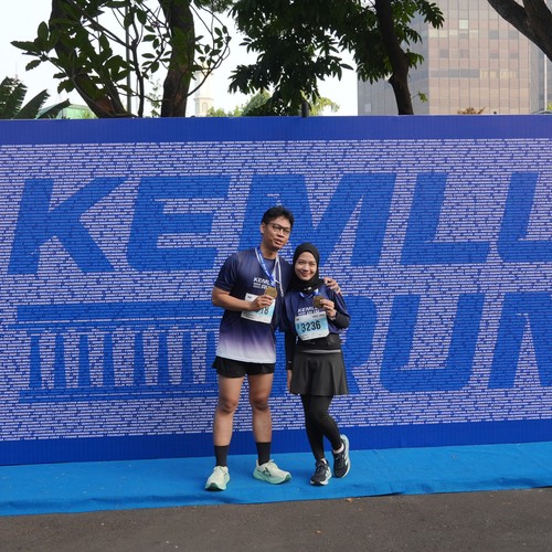 Race photo from KEMLU RUN 2026
