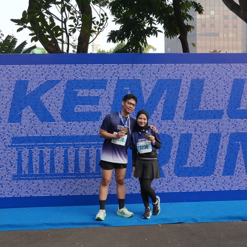 Race photo from KEMLU RUN 2026
