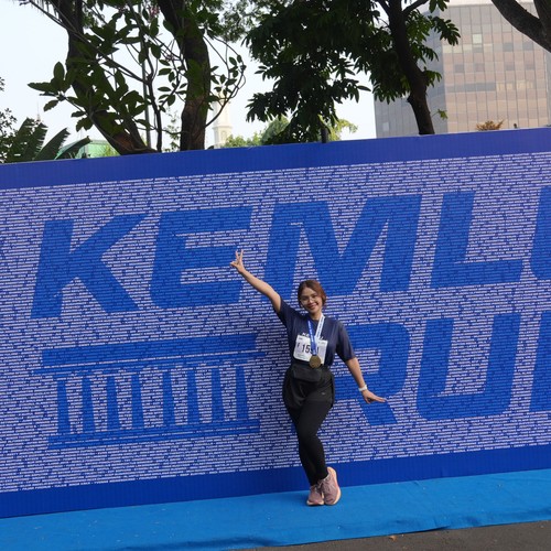 Race photo from KEMLU RUN 2026