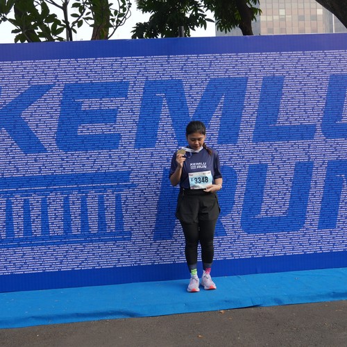 Race photo from KEMLU RUN 2026