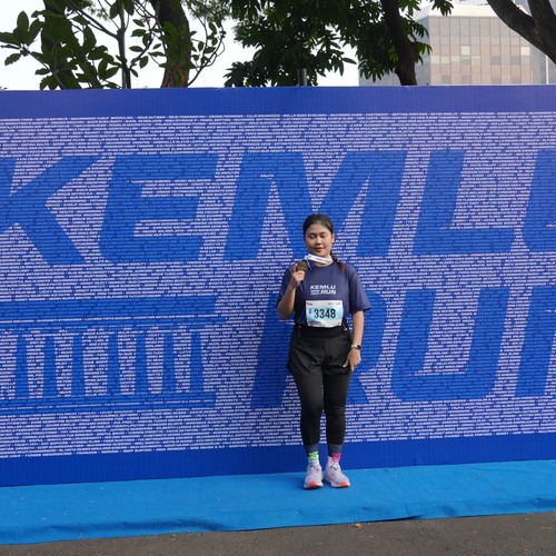 Race photo from KEMLU RUN 2026