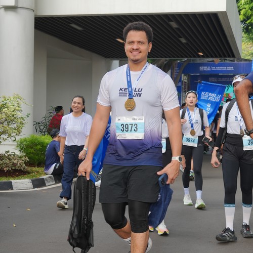 Race photo from KEMLU RUN 2026
