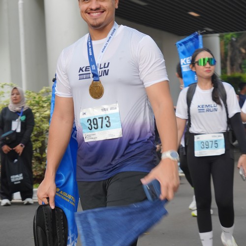 Race photo from KEMLU RUN 2026
