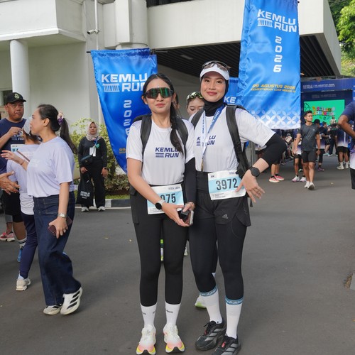 Race photo from KEMLU RUN 2026