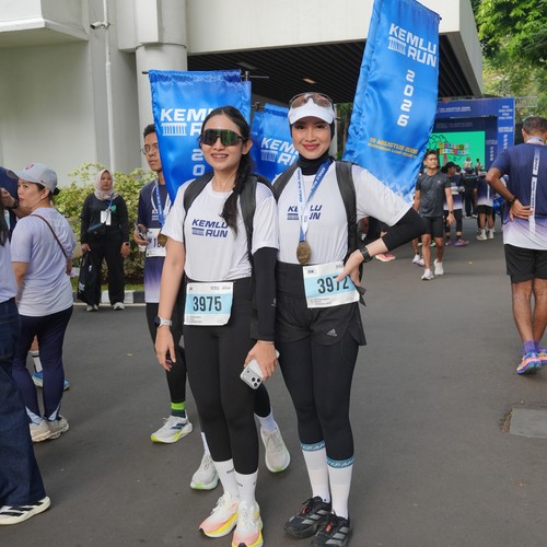 Race photo from KEMLU RUN 2026
