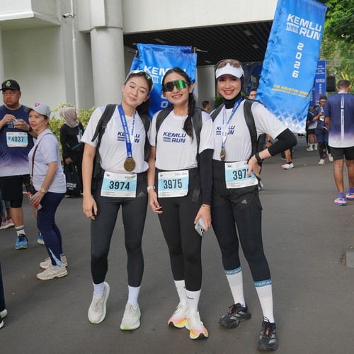 Race photo from KEMLU RUN 2026