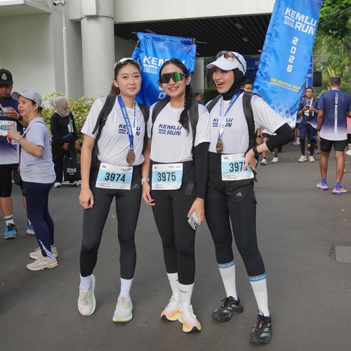 Race photo from KEMLU RUN 2026