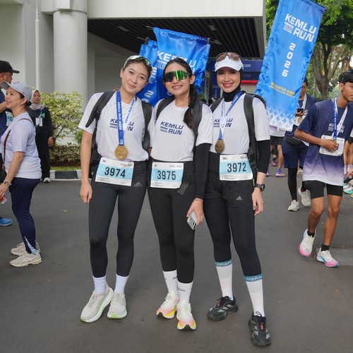 Race photo from KEMLU RUN 2026