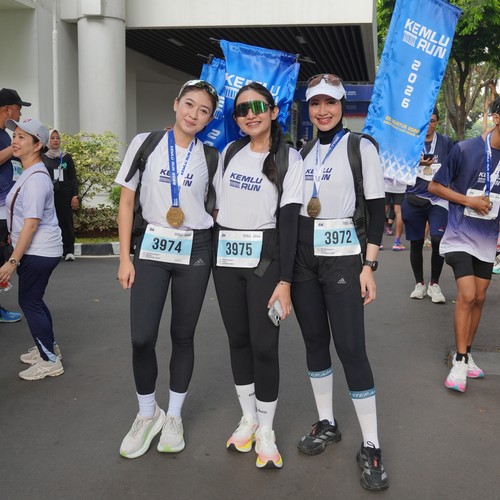 Race photo from KEMLU RUN 2026