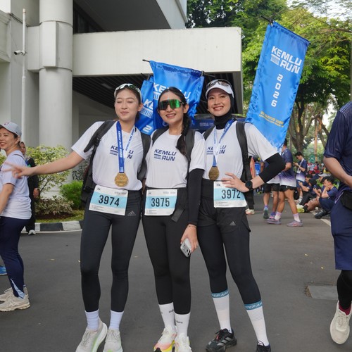 Race photo from KEMLU RUN 2026