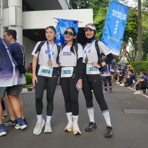 Race photo from KEMLU RUN 2026