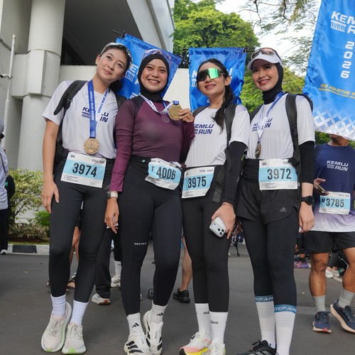 Race photo from KEMLU RUN 2026