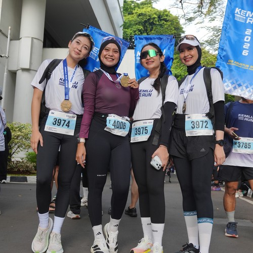Race photo from KEMLU RUN 2026