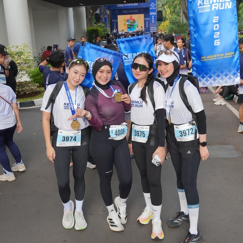 Race photo from KEMLU RUN 2026