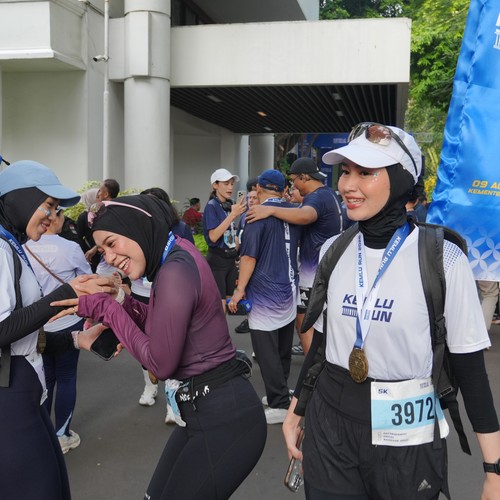 Race photo from KEMLU RUN 2026