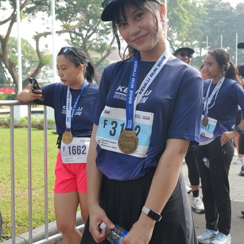 Race photo from KEMLU RUN 2026