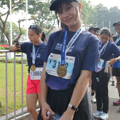 Race photo from KEMLU RUN 2026