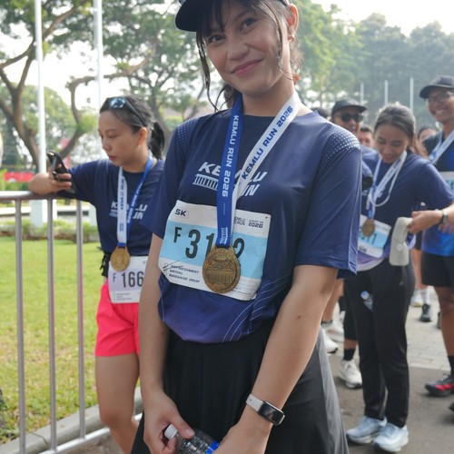 Race photo from KEMLU RUN 2026