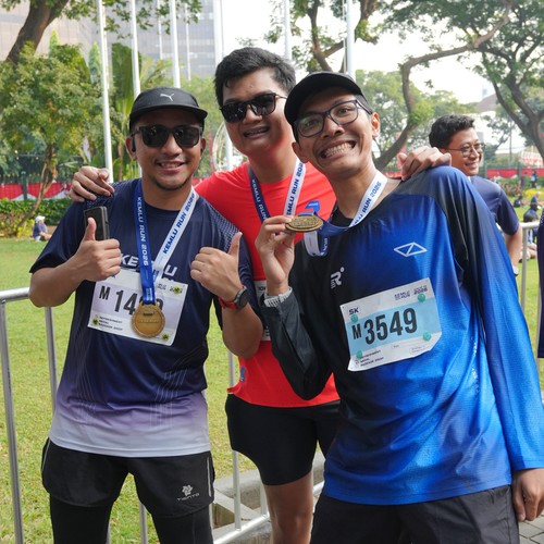 Race photo from KEMLU RUN 2026