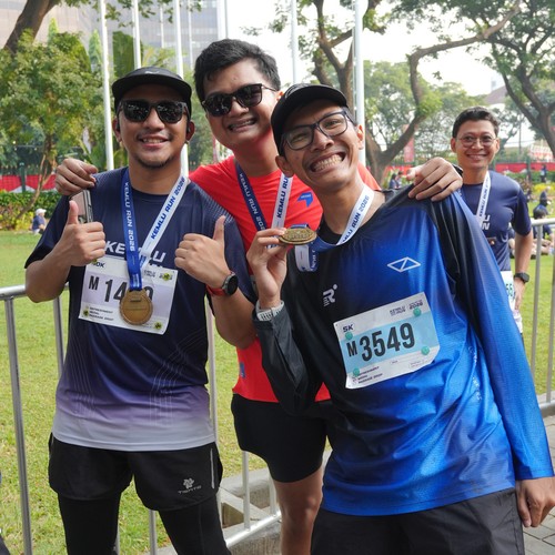 Race photo from KEMLU RUN 2026