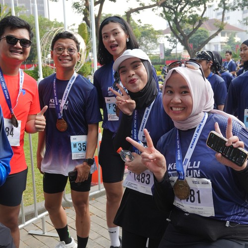 Race photo from KEMLU RUN 2026