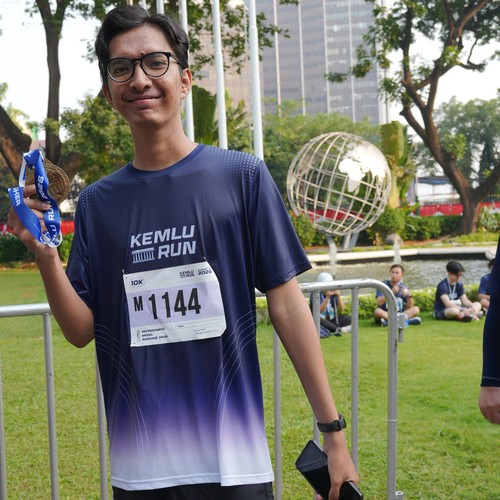 Race photo from KEMLU RUN 2026