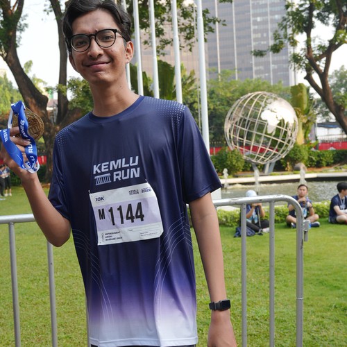 Race photo from KEMLU RUN 2026