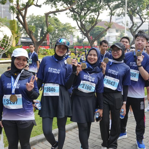 Race photo from KEMLU RUN 2026