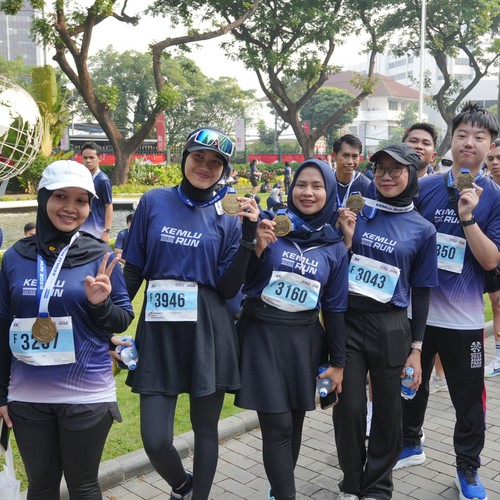 Race photo from KEMLU RUN 2026