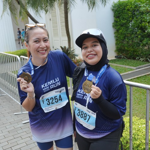 Race photo from KEMLU RUN 2026