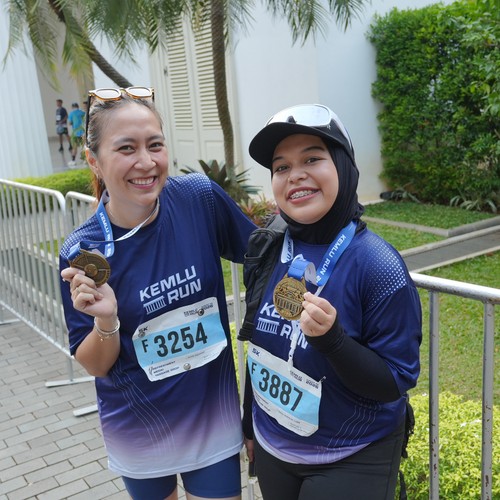 Race photo from KEMLU RUN 2026